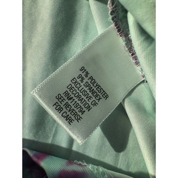 Apt 9 Women's Plus 2X Colorful Blouse Top Fairy Stretch - Picture 4 of 6